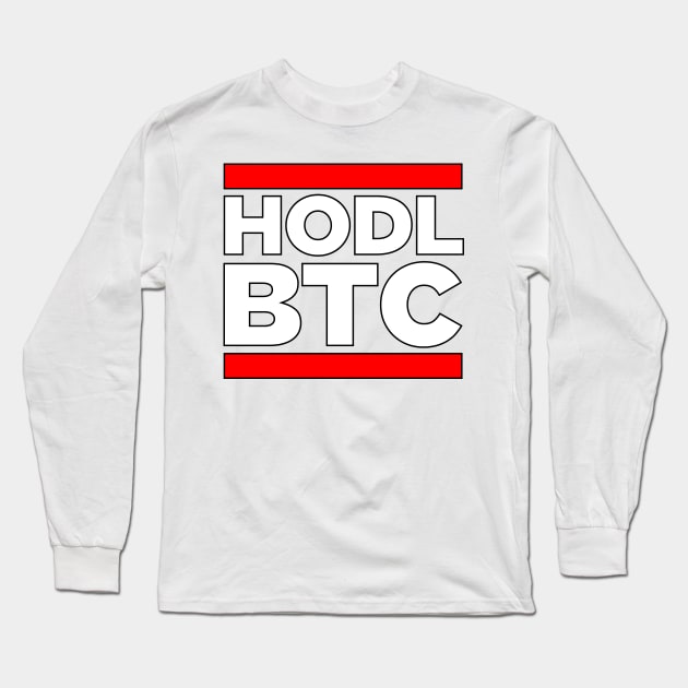 HODL BTC Long Sleeve T-Shirt by theoddstreet